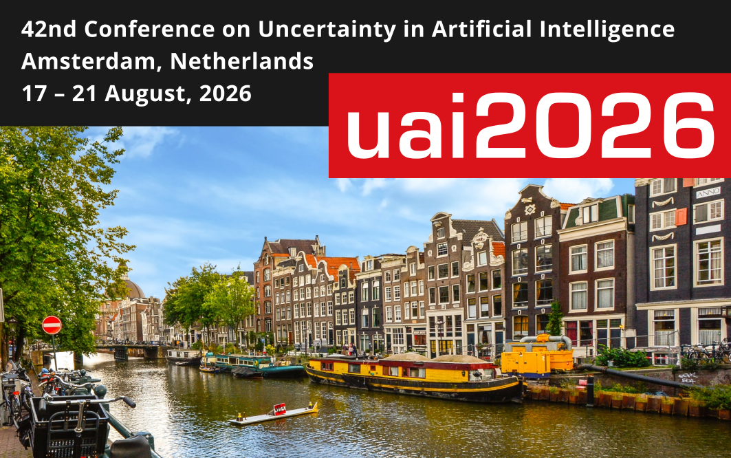 UAI 2026 conference banner, Amsterdam